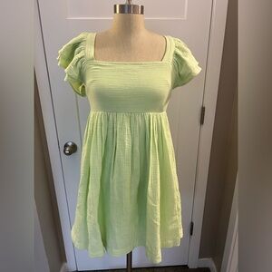 Ruffle Sleeve Mini Dress - NWT